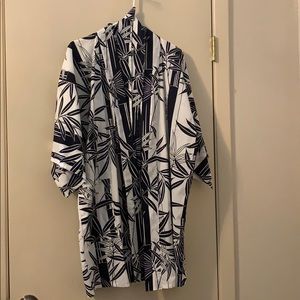 Japanese Happi Coat Cotton Kimono Bath Robe